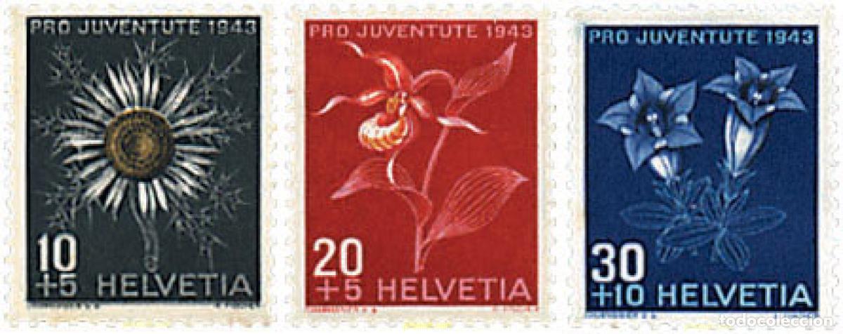 Sellos: 266720 HINGED SUIZA 1943 PRO JUVENTUD