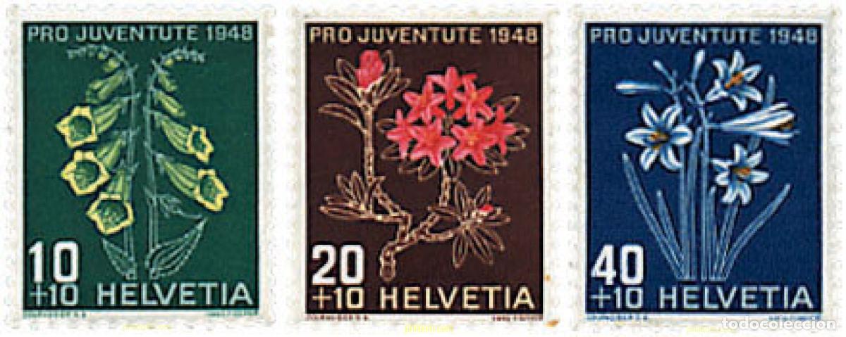 Sellos: 232606 MNH SUIZA 1948 PRO JUVENTUD