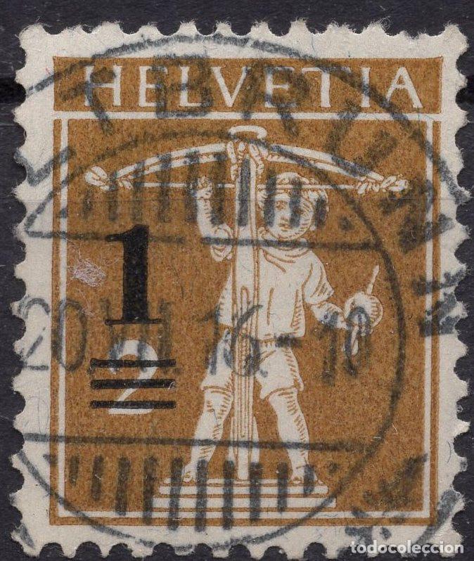 Sellos: SUIZA 1915 STAMP MICHEL CH 124