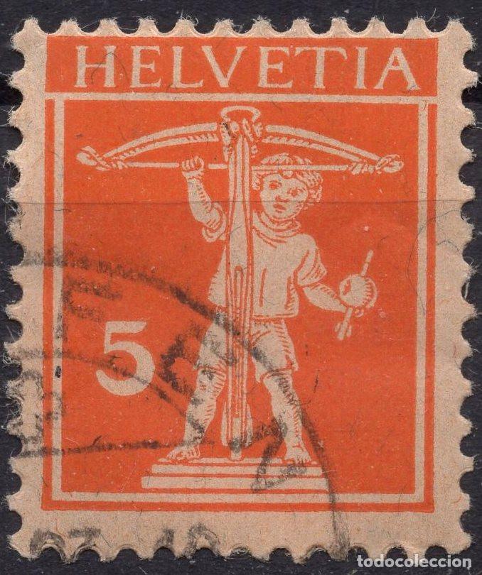 Sellos: SUIZA 1921 STAMP MICHEL CH 162