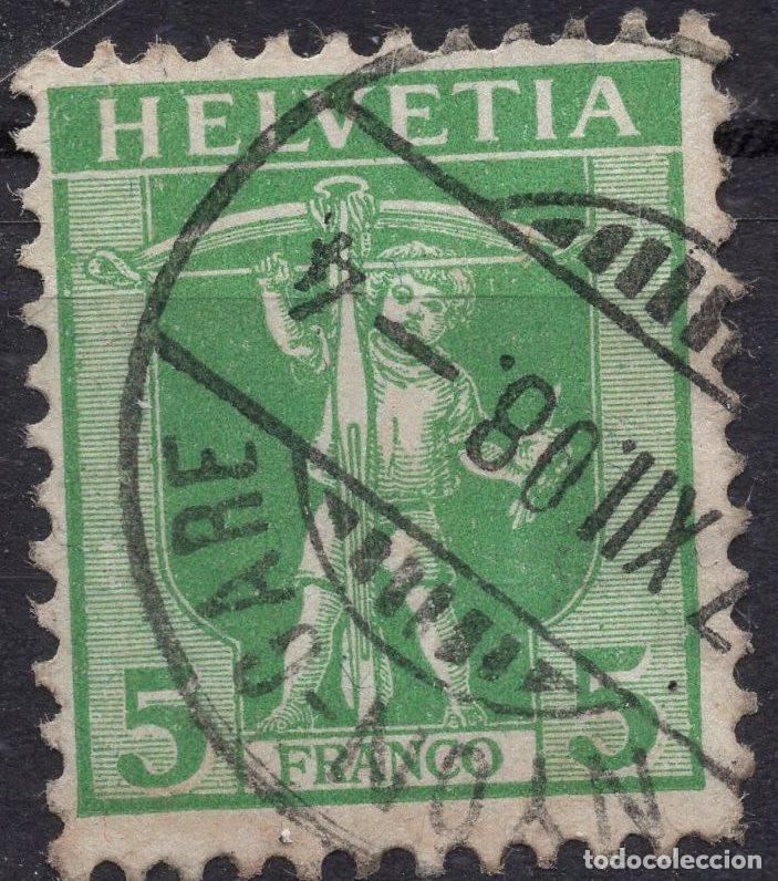 Sellos: SUIZA 1907 STAMP MICHEL CH 97