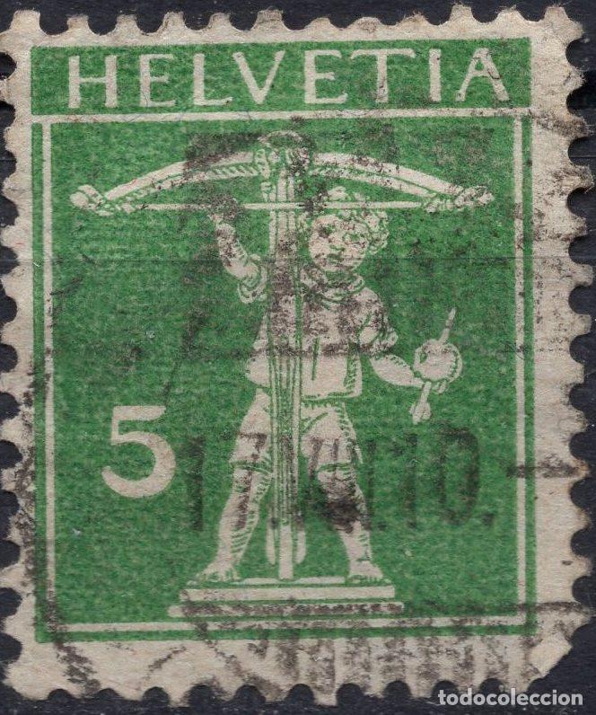 Sellos: SUIZA 1909 STAMP MICHEL CH 113I