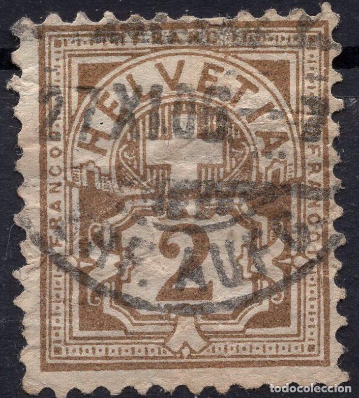 Sellos: SUIZA 1882 STAMP MICHEL CH 50XA