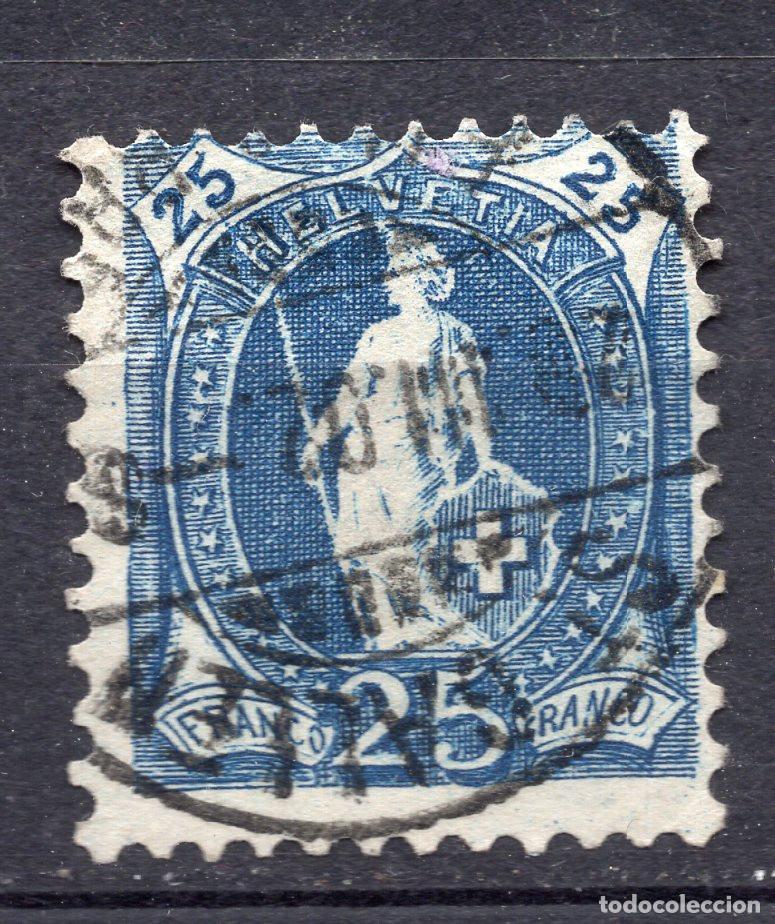 Sellos: SUIZA 1901 STAMP MICHEL CH 67D