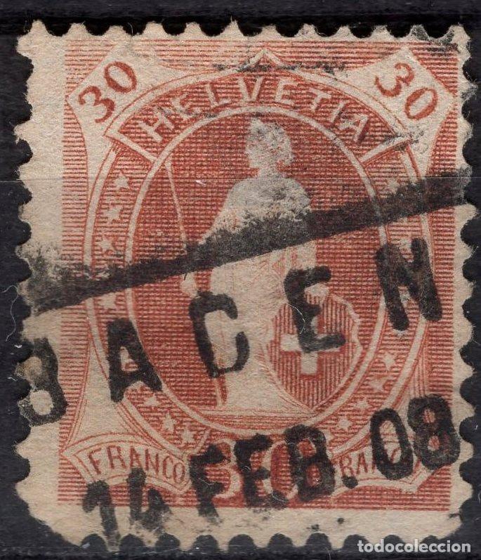 Sellos: SUIZA 1903 STAMP MICHEL CH 60YDD