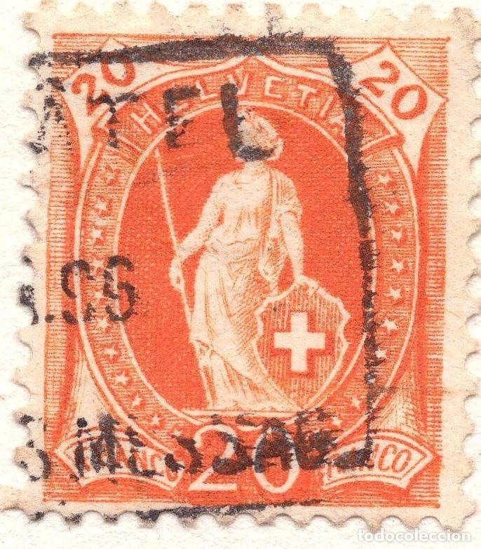 Sellos: SUIZA 1905 STAMP MICHEL CH 74CB