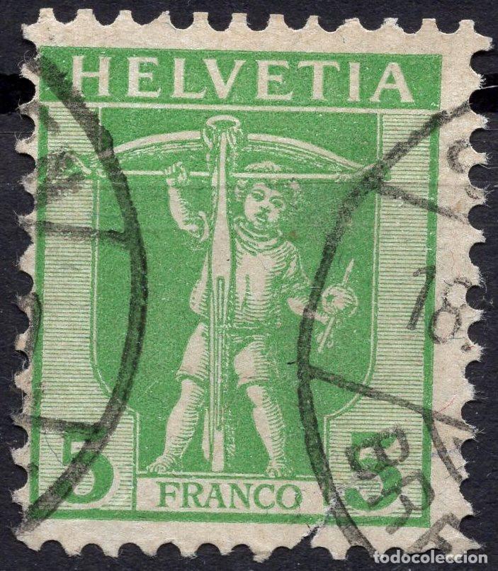 Sellos: SUIZA 1907 STAMP MICHEL CH 97