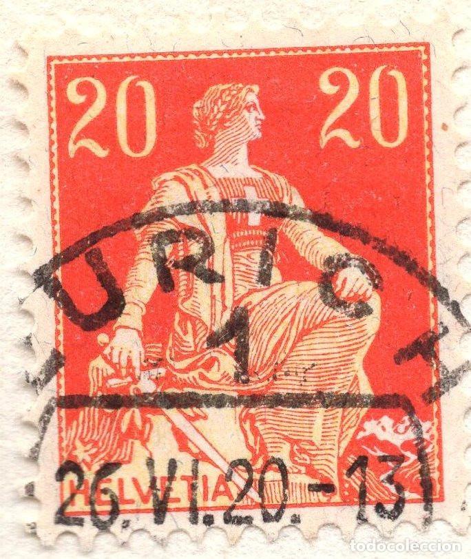 Sellos: SUIZA 1908 STAMP MICHEL CH 102X