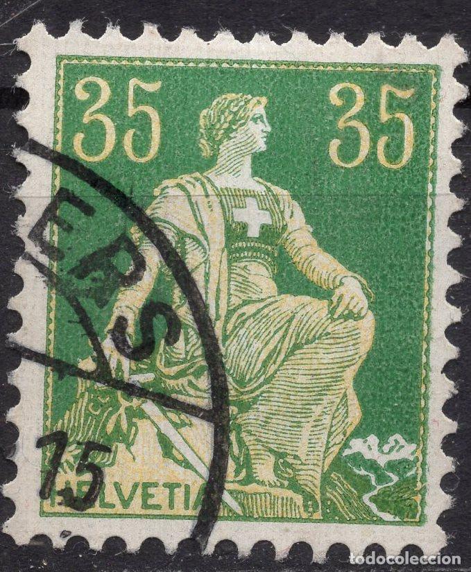 Stamps: SUIZA 1908 STAMP MICHEL CH 105X