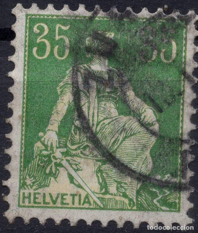 Stamps: SUIZA 1908 STAMP MICHEL CH 105Z