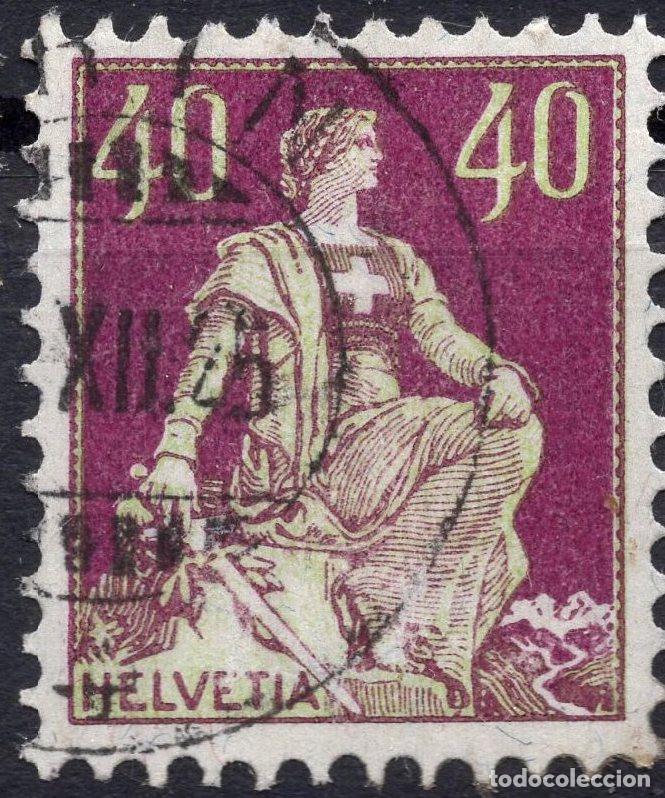 Stamps: SUIZA 1908 STAMP MICHEL CH 106X
