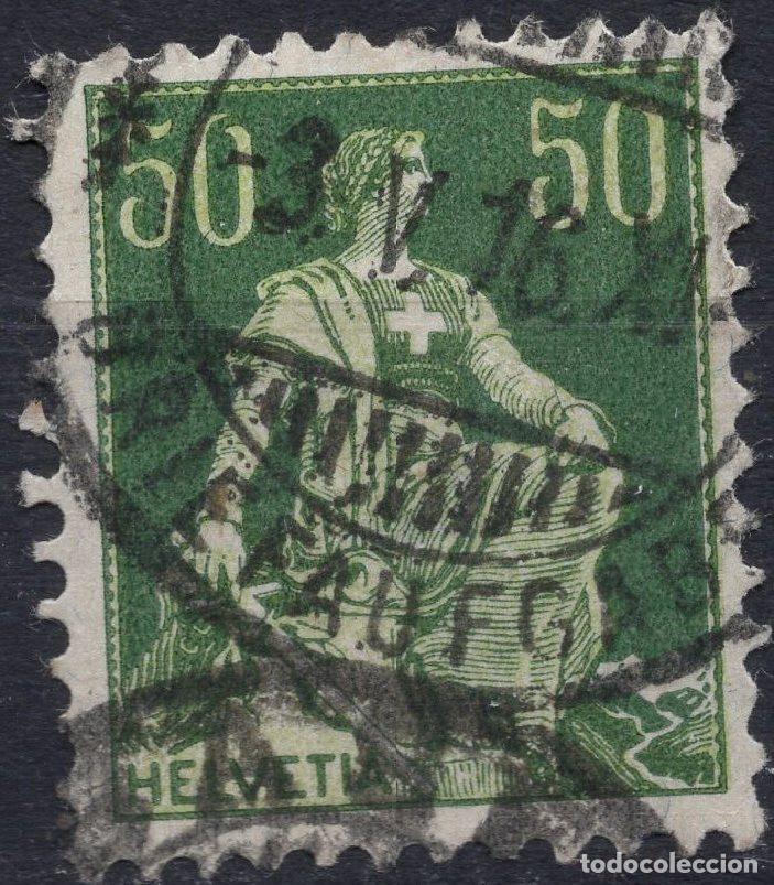 Sellos: SUIZA 1908 STAMP MICHEL CH 107Z