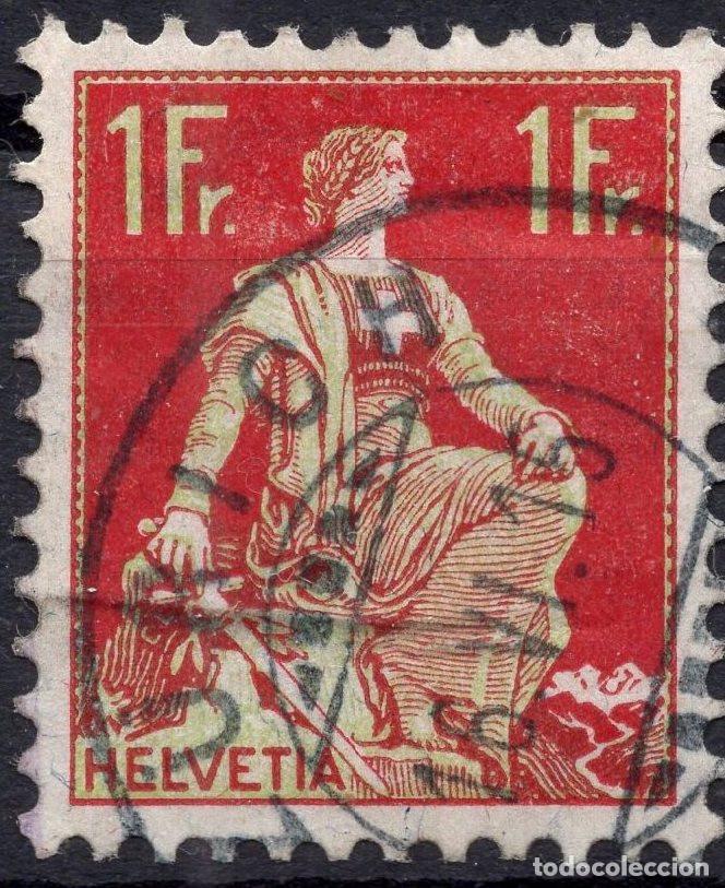 Sellos: SUIZA 1908 STAMP MICHEL CH 109X