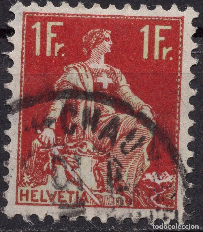 Sellos: SUIZA 1908 STAMP MICHEL CH 109Z
