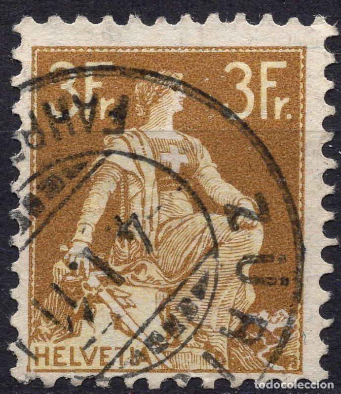 Sellos: SUIZA 1908 STAMP MICHEL CH 110X