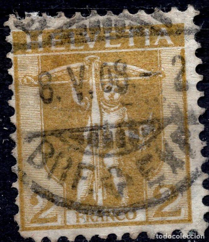 Sellos: SUIZA 1910 STAMP MICHEL CH 111II