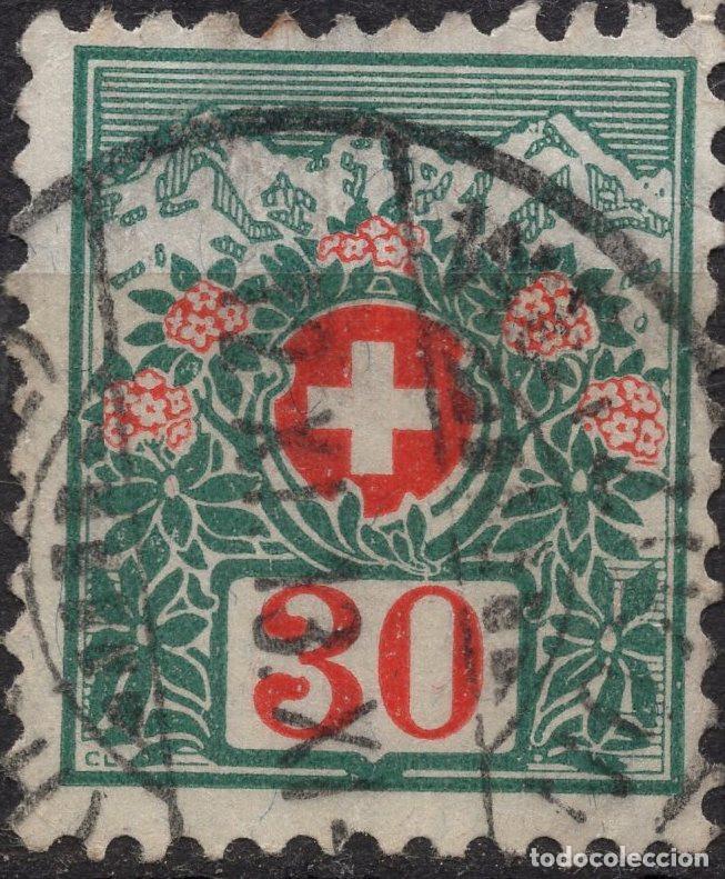 Sellos: SUIZA 1911 STAMP MICHEL CH P36A