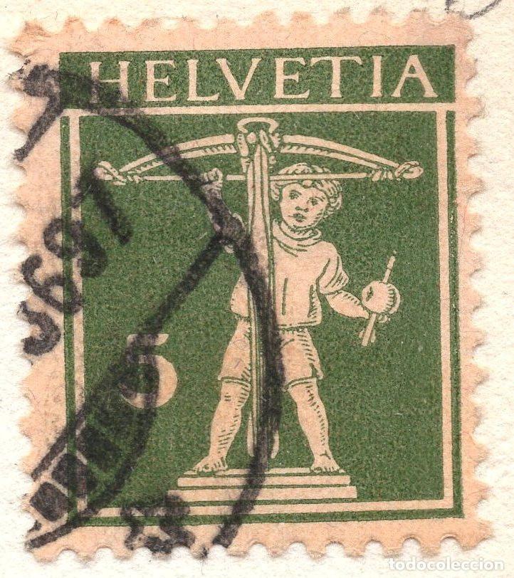 Sellos: SUIZA 1911 STAMP MICHEL CH 113III