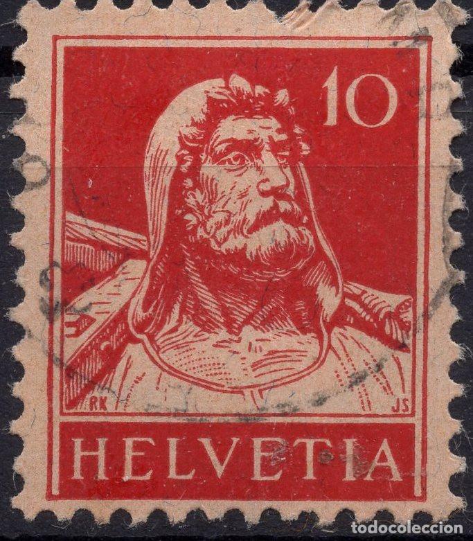 Sellos: SUIZA 1914 STAMP MICHEL CH 118I