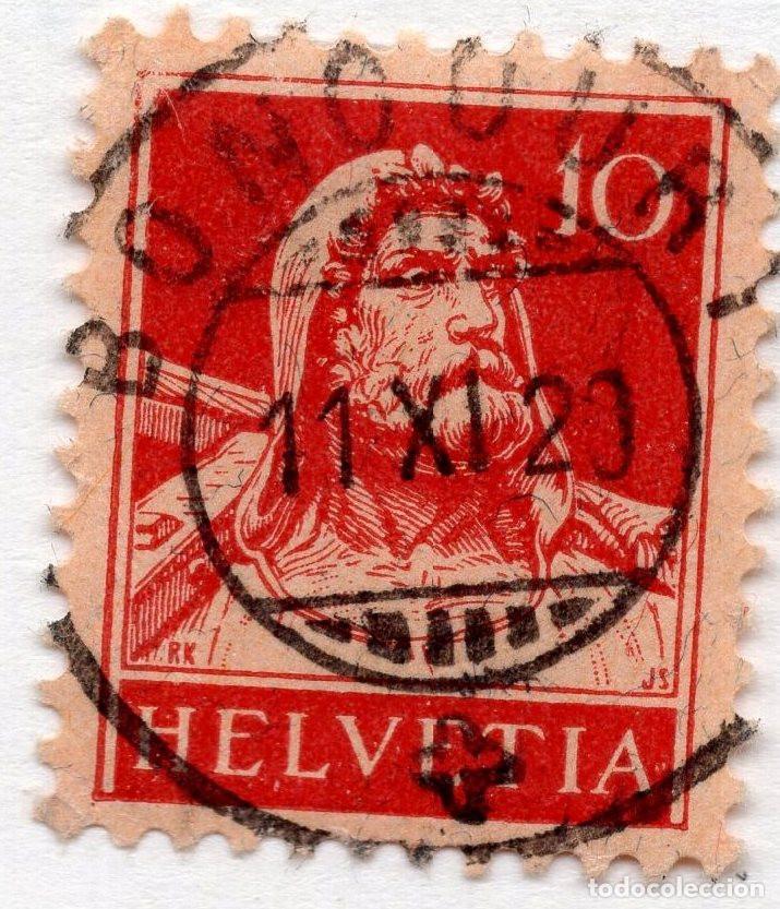 Sellos: SUIZA 1914 STAMP MICHEL CH 118II