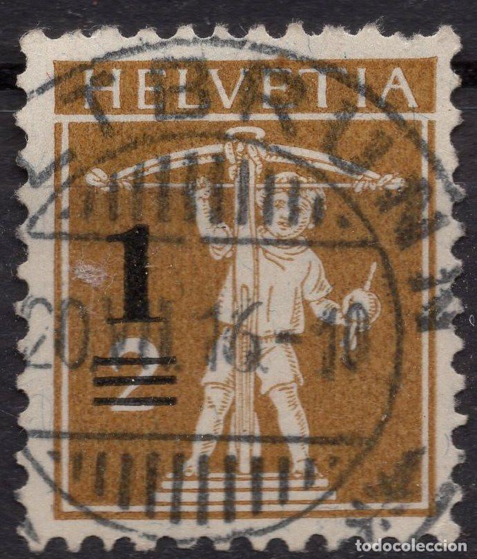Sellos: SUIZA 1915 STAMP MICHEL CH 124