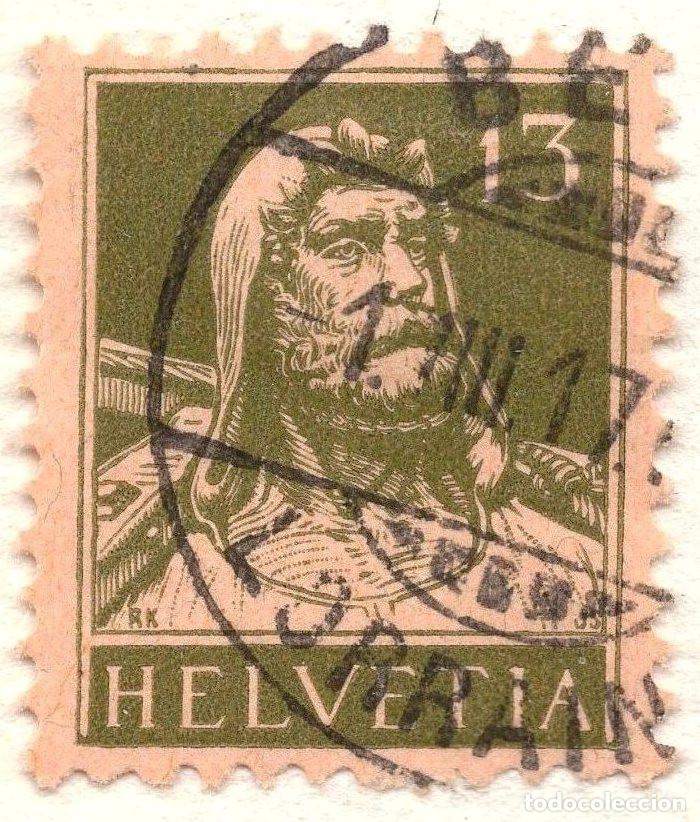 Sellos: SUIZA 1915 STAMP MICHEL CH 139X