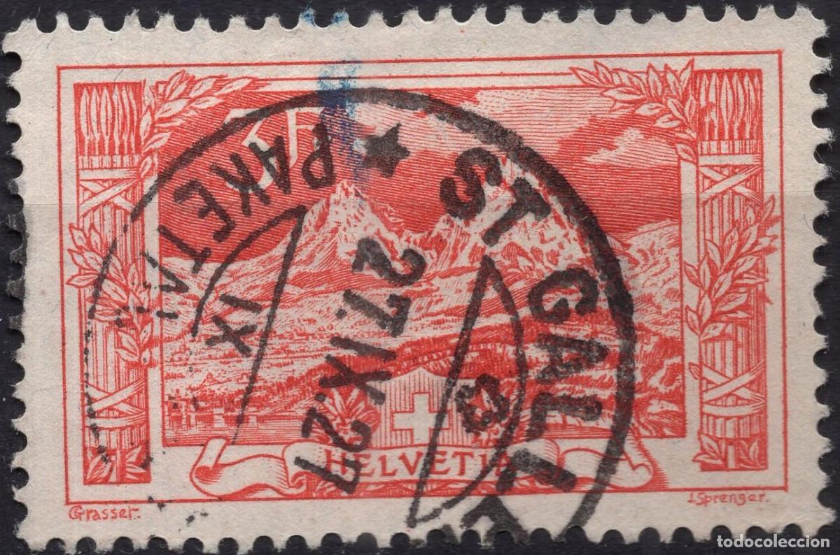 Selos: SUIZA 1918 STAMP MICHEL CH 142
