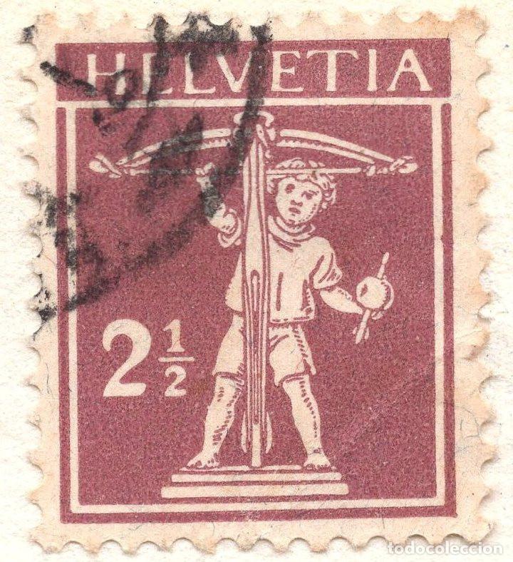 Sellos: SUIZA 1918 STAMP MICHEL CH 136X