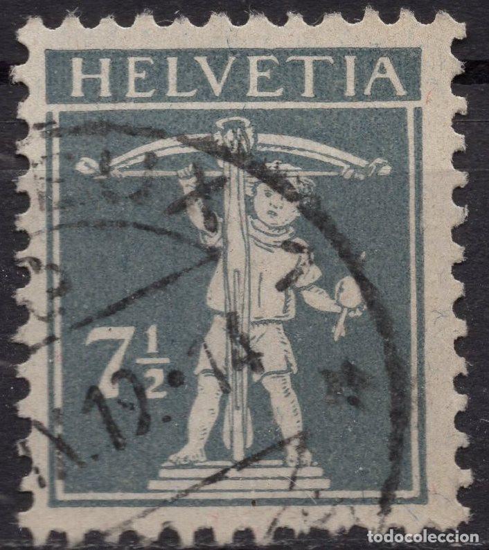 Sellos: SUIZA 1918 STAMP MICHEL CH 138XII