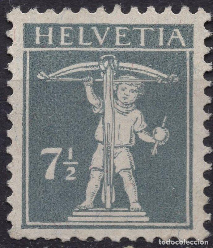 Sellos: SUIZA 1918 STAMP MICHEL CH 138XII
