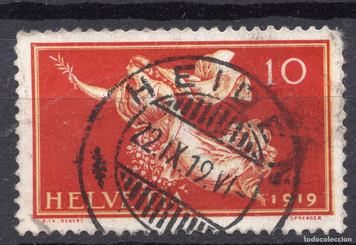 Sellos: SUIZA 1919 STAMP MICHEL CH 147