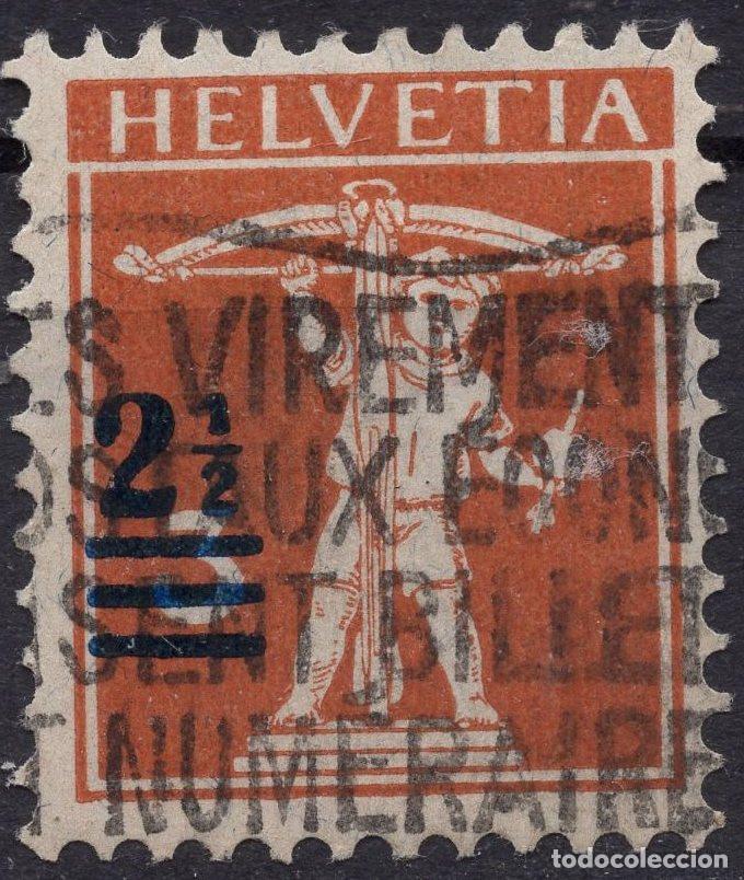 Sellos: SUIZA 1921 STAMP MICHEL CH 156