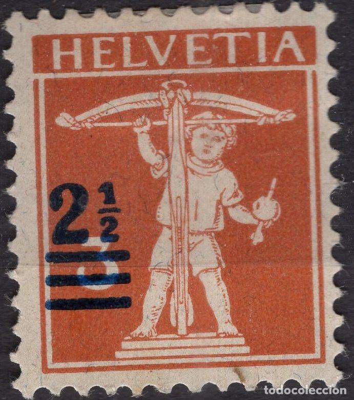 Sellos: SUIZA 1921 STAMP MICHEL CH 156