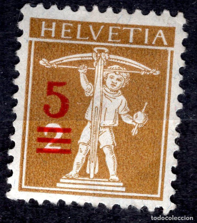 Sellos: SUIZA 1921 STAMP MICHEL CH 157