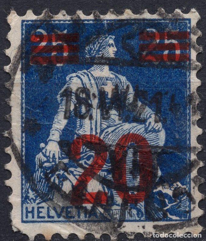 Sellos: SUIZA 1921 STAMP MICHEL CH 161