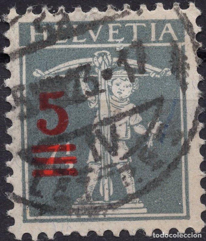 Sellos: SUIZA 1921 STAMP MICHEL CH 158II