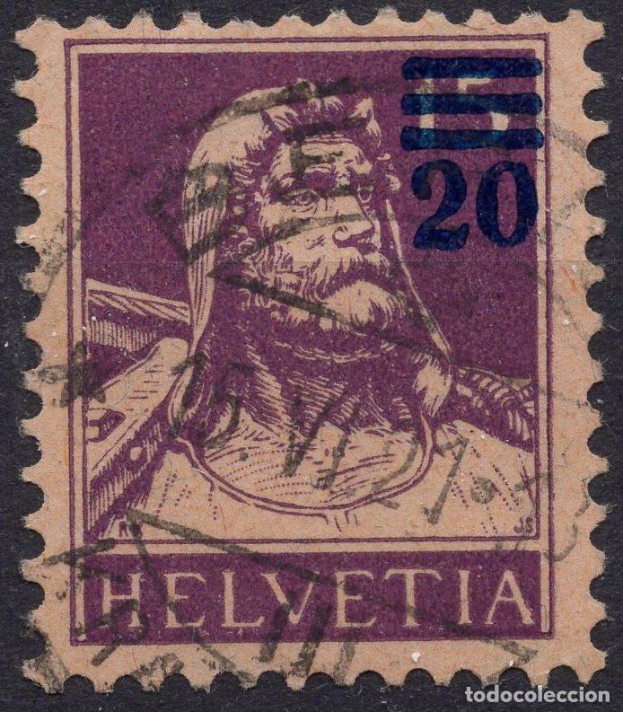 Sellos: SUIZA 1921 STAMP MICHEL CH 160A