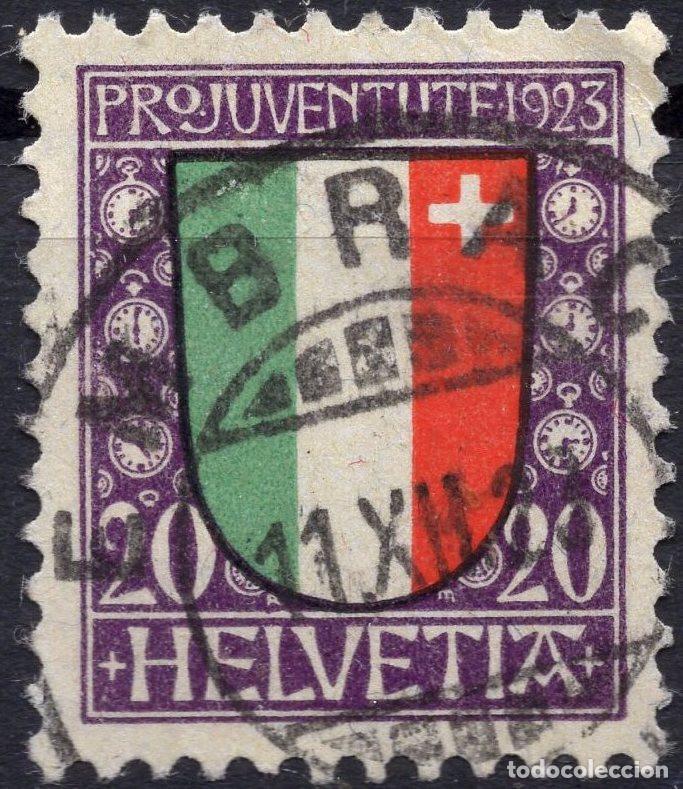 Sellos: SUIZA 1923 STAMP MICHEL CH 187