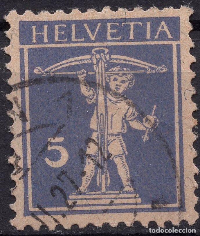 Sellos: SUIZA 1924 STAMP MICHEL CH 163X