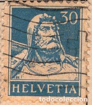 Selos: SUIZA 1924 STAMP MICHEL CH 169XA
