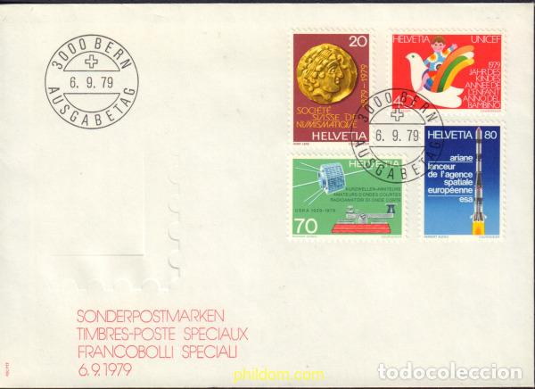 Sellos: 399125 MNH SUIZA 1979 ANIVERSARIOS
