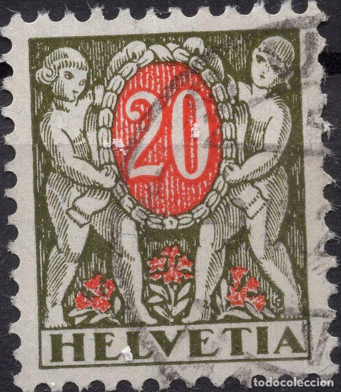 Sellos: SUIZA 1924 STAMP MICHEL CH P45X