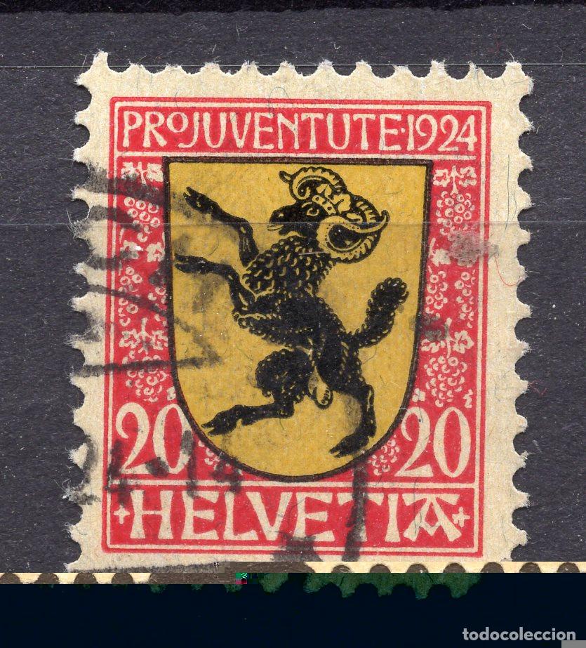 Sellos: SUIZA 1924 STAMP MICHEL CH 211