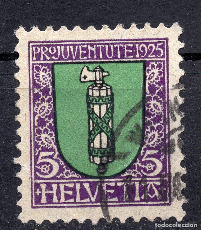 Sellos: SUIZA 1925 STAMP MICHEL CH 214