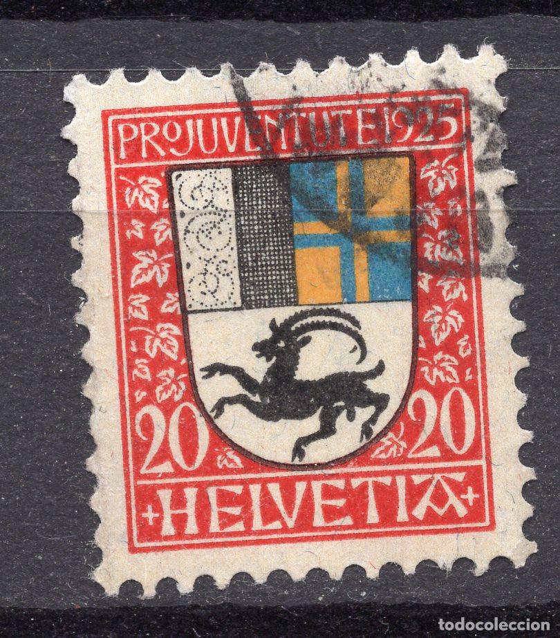 Sellos: SUIZA 1925 STAMP MICHEL CH 216