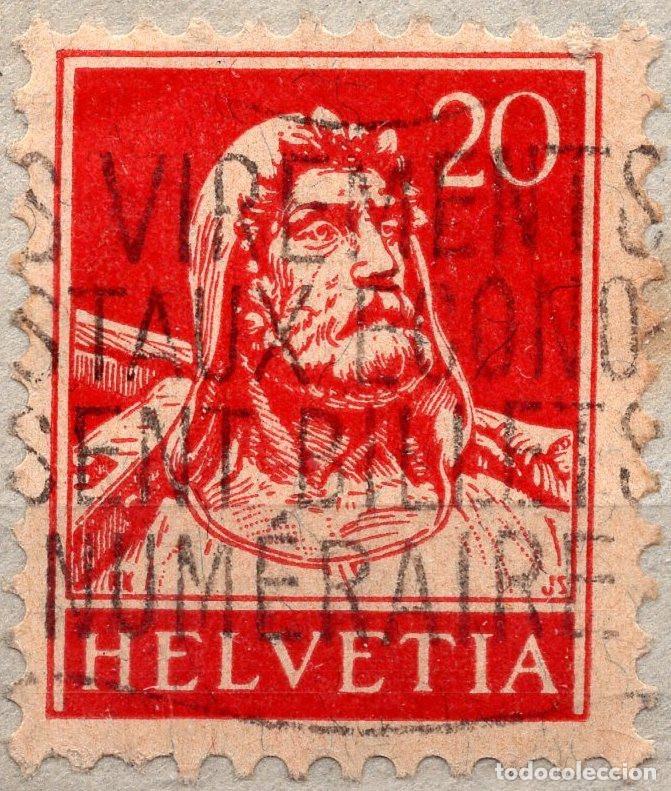 Sellos: SUIZA 1925 STAMP MICHEL CH 206X