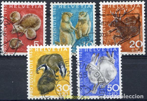 Sellos: 209643 USED SUIZA 1965 PRO JUVENTUD