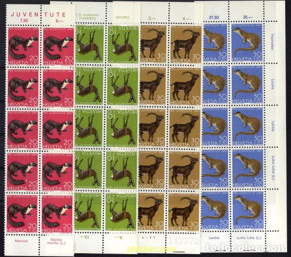 Sellos: 666636 MNH SUIZA 1967 PRO JUVENTUD