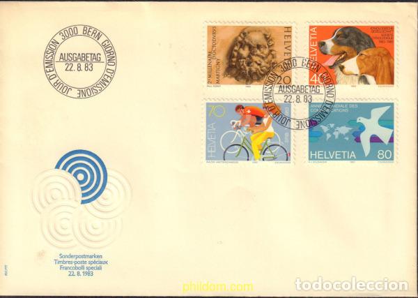 Sellos: 400671 MNH SUIZA 1983 CENTENARIOS