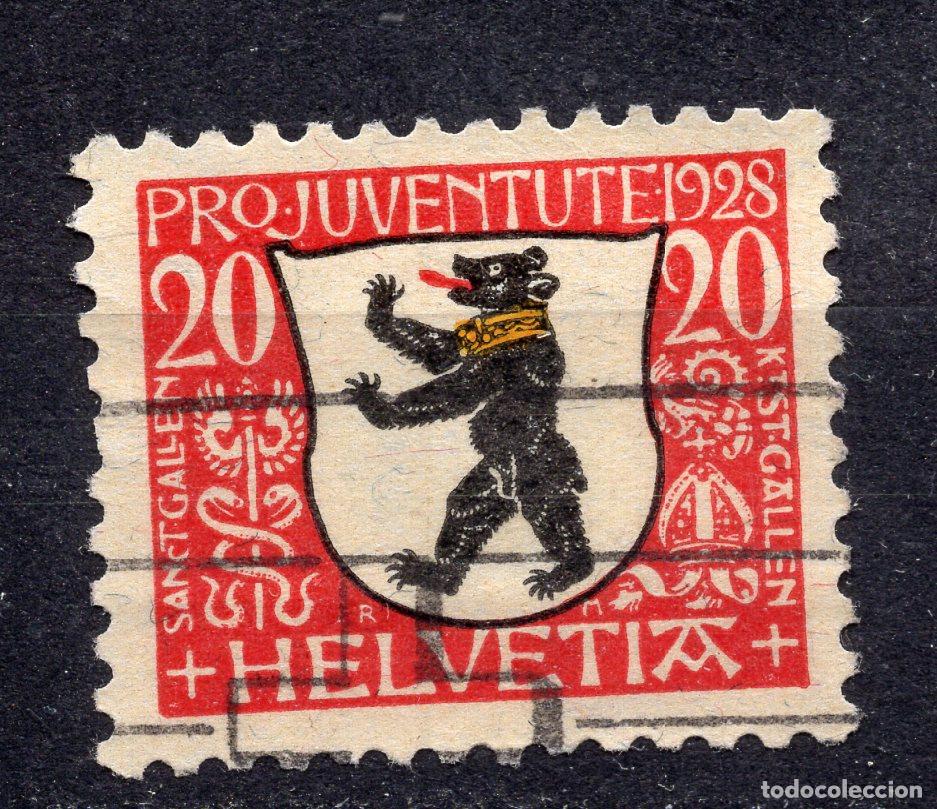 Sellos: SUIZA 1928 STAMP MICHEL CH 231